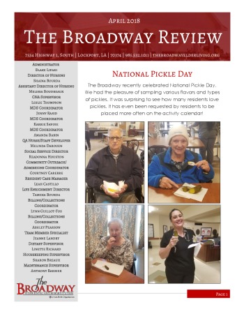 thumbnail of Broadway April 2018 Newsletter