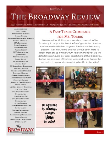 thumbnail of Broadway July 2018 Newsletter