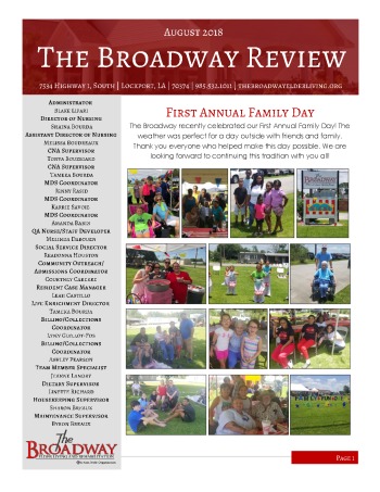 thumbnail of Broadway August 2018 Newsletter